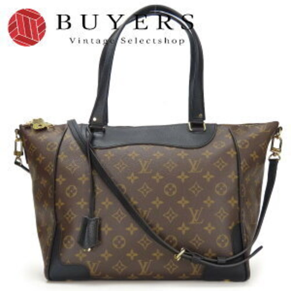 Louis Vuitton Estrella Tote Bag Monogram Noir Black Brown Shoulder